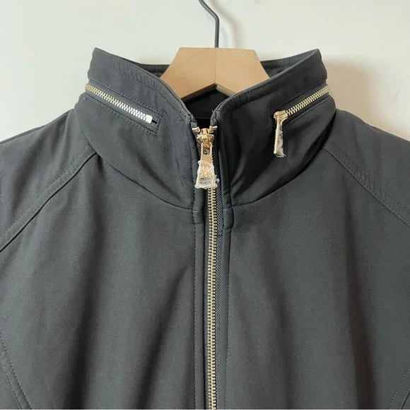 New Dennis Basso Water Resistant Bonded Jacket with Hidden Hood - Picture 11 of 15